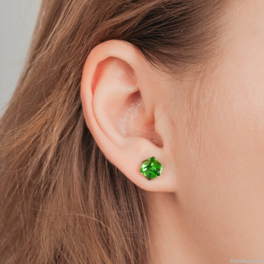 Пусеты Fiore Luna,  Peridot, SWE2127/2 PE G Пусеты Fiore Luna,  Peridot, SWE2127/2 PE G